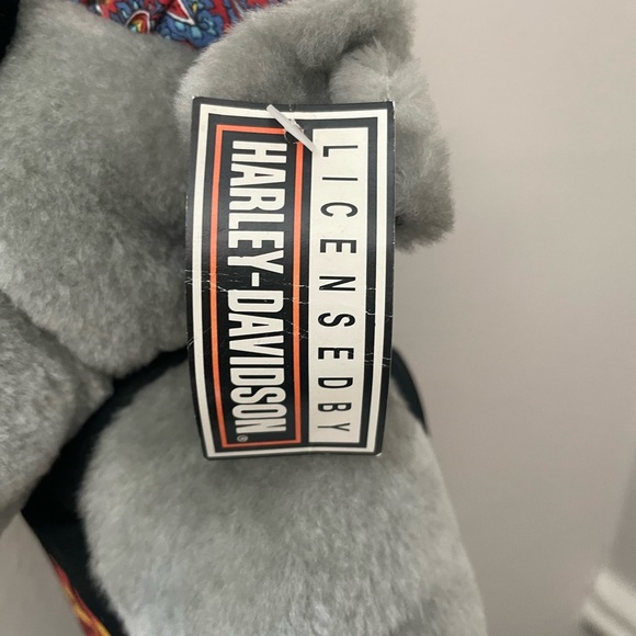 Vintage 1993 Harley Davidson bulldog plush - Picture 5 of 9